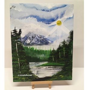 8x10 Acrylic Painting By Me- Custom- Hidden Places